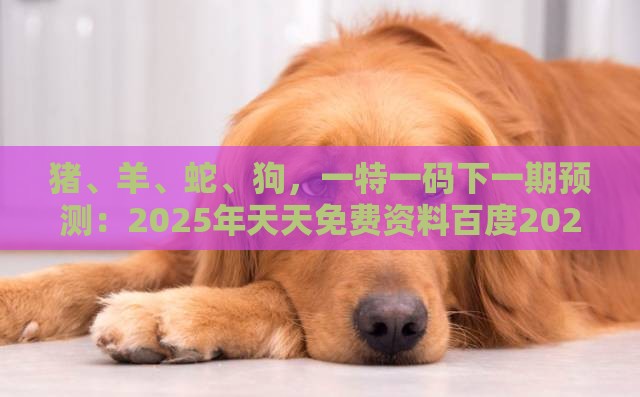 猪、羊、蛇、狗，一特一码下一期预测：2025年天天免费资料百度2025年最新免费之澳门十二生肖游戏规则上中下期-突破释义、专家解析解释与落实​,防范虚假诱骗