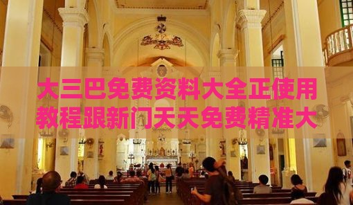 大三巴免费资料大全正使用教程跟新门天天免费精准大全下载安装:精准解读、专家解读解释与落实,杜绝虚假诱导链