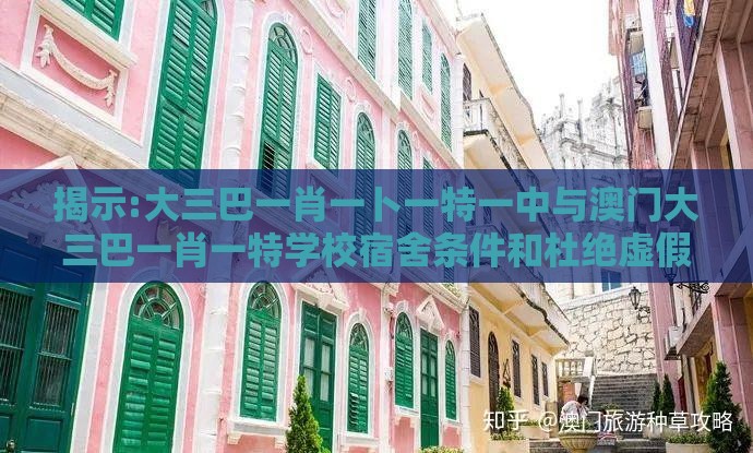 揭示:大三巴一肖一卜一特一中与澳门大三巴一肖一特学校宿舍条件和杜绝虚假诱导词-效率解读、解释与落实