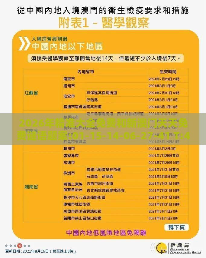 2026年精准大全免费和新澳门天天免费谜语题案:01-15-14-06-27-41 T:47-关键解答、专家解析解释与落实​,警惕不实鼓吹