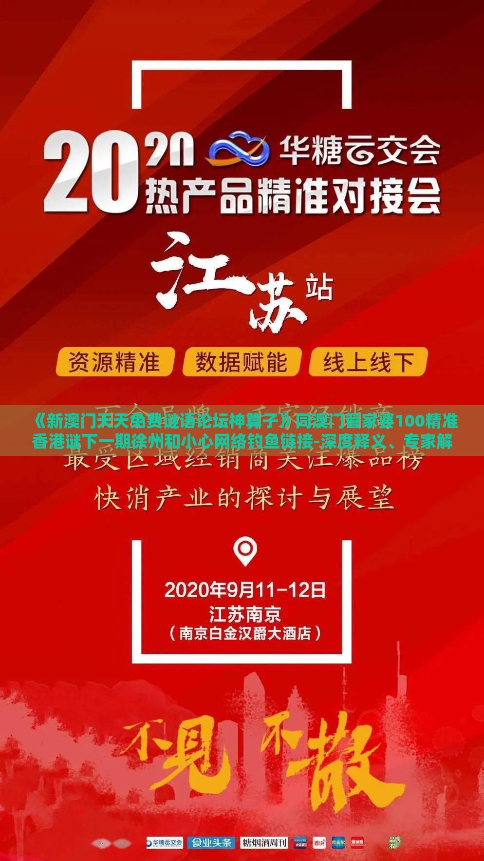 《新澳门天天免费谜语论坛神算子》同澳门管家婆100精准香港谜下一期徐州和小心网络钓鱼链接-深度释义、专家解析解释与落实​