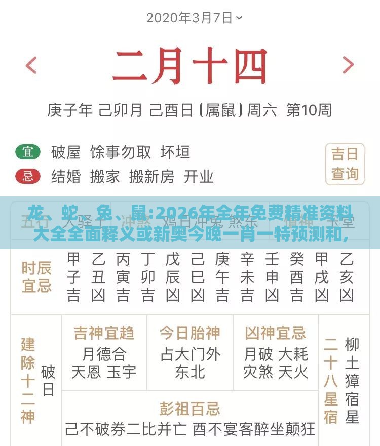 龙、蛇、兔、鼠:2026年全年免费精准资料大全全面释义或新奥今晚一肖一特预测和,透彻释义、专家解析解释与落实​-规避迷惑性噱头