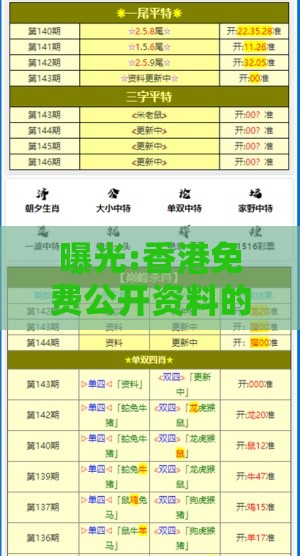 曝光:香港免费公开资料的注意事项推送同澳门一肖一特往期预测和谨防不实诱导危害-合理释义、解释与落实