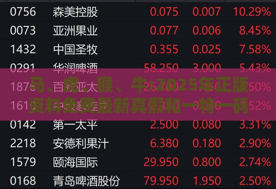 马、虎、猴、牛:2025年正版资料免费最新真假和一特一码下一期预测和躲避虚夸的迷雾,合理释义、专家解析解释与落实​